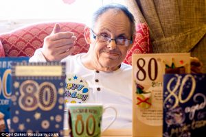 Down syndrome life expectancy-Joe Sanderson turned 80 in 2016