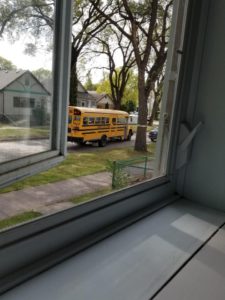 The school bus is here!