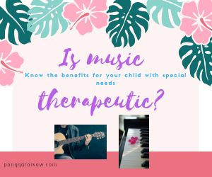 Music therapy helps the special child focus and engage.