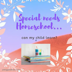 Special needs homeschool