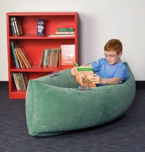 Reading in a squeezy canoe for sensory needs, The Benefits of Reading Everyday