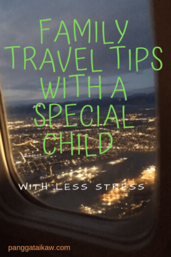 How to travel with family including your special child