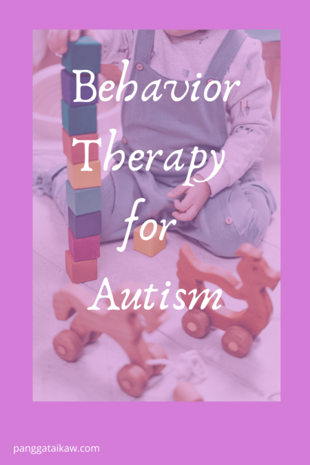 Behavior Therapy for Autism