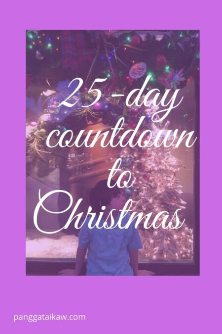 Countdown to Christmas activities